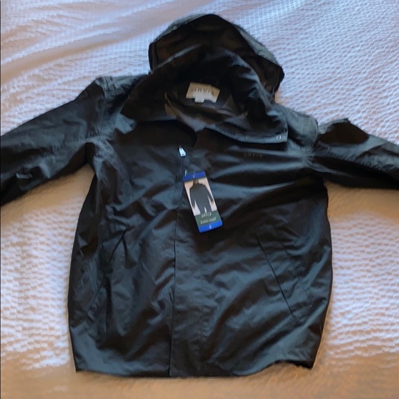 Mens Orvis Wahoo Hooded Rain Jacket 